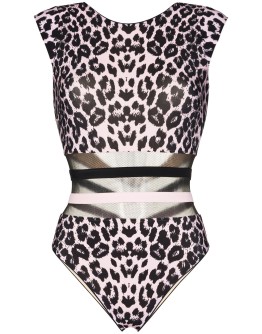 Zenaya leopard-print swimsuit
