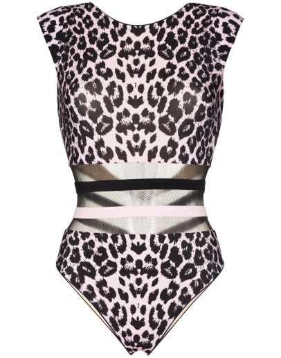 Zenaya leopard-print swimsuit