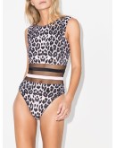 Zenaya leopard-print swimsuit