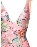 floral-print swimsuit