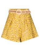 Carnaby leopard-print shorts