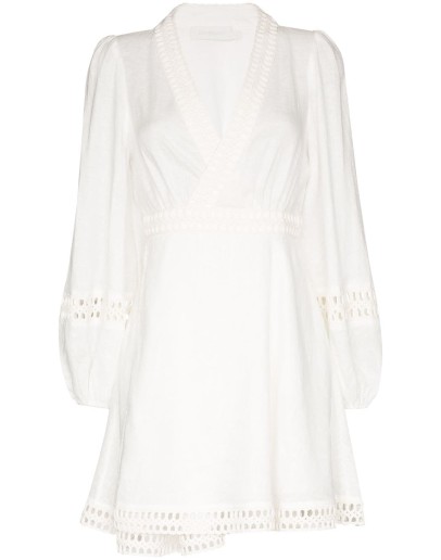 bell sleeve mini dress