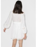 bell sleeve mini dress