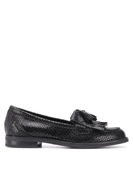 Klarke textured low heel loafers