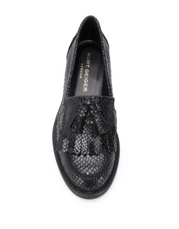 Klarke textured low heel loafers