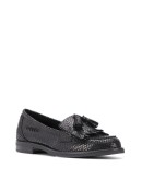 Klarke textured low heel loafers