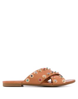 Koncern cross-strap sandals