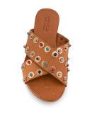 Koncern cross-strap sandals