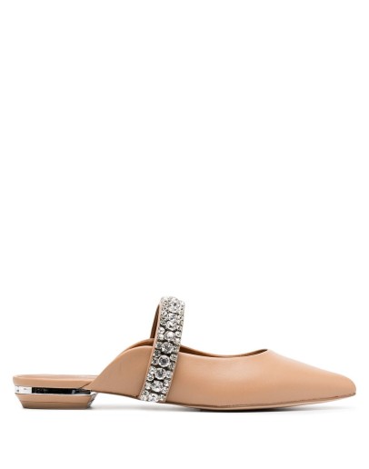 crystal embellished slippers