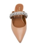 crystal embellished slippers