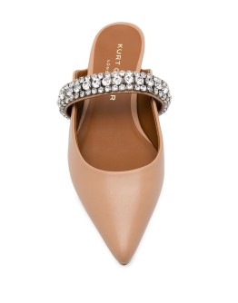crystal embellished slippers
