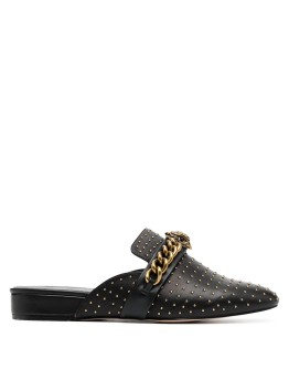 Chelsea chain strap mules