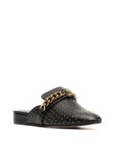 Chelsea chain strap mules