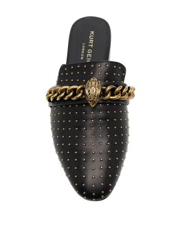 Chelsea chain strap mules