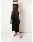 wide-leg silk jumpsuit