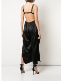 wide-leg silk jumpsuit