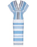 Mizan stripe-pattern midi dress