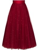 Swarovski-studded tulle skirt