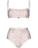 Tahiti stripe-pattern bikini