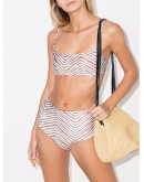 Tahiti stripe-pattern bikini