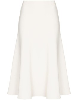 A-line midi skirt