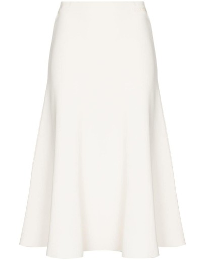A-line midi skirt