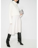 A-line midi skirt