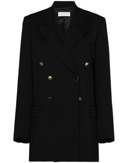 double-breasted peacoat