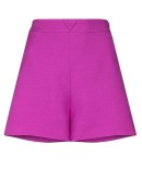 logo-plaque high-waist shorts