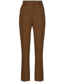 high-waist tailored trousers
