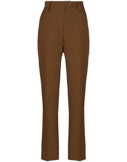 high-waist tailored trousers