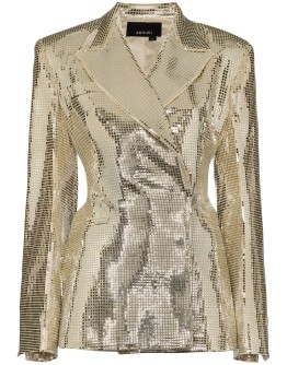 metallic blazer