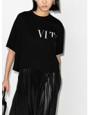 VLTN logo cropped T-shirt