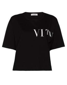 VLTN logo cropped T-shirt