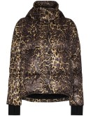 Highland jaguar print puffer jacket 