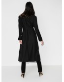 wraparound mid-length coat