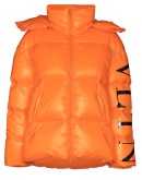 VLTN logo puffer jacket
