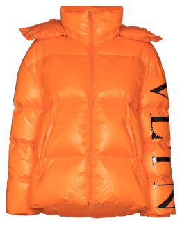 VLTN logo puffer jacket