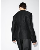fitted wool jacket