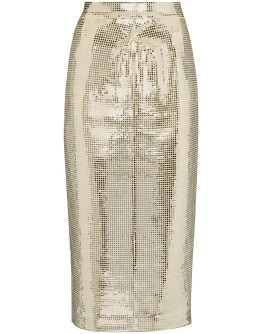 disco ball midi pencil skirt