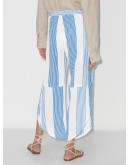 Mizan tie waist striped trousers