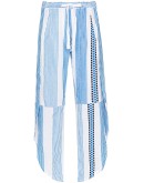 Mizan tie waist striped trousers