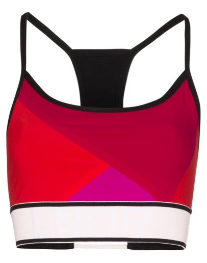 Beach Run colour-block sports bra