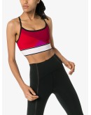 Beach Run colour-block sports bra