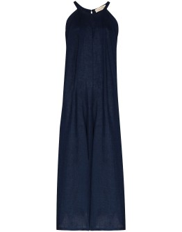 halterneck loose jumpsuit
