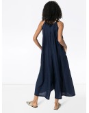 halterneck loose jumpsuit