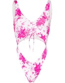 Emma floral print cut-out swimsuit