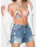 Nirvana triangle bikini top