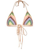 Nirvana triangle bikini top