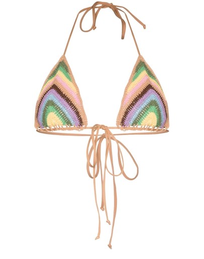 Nirvana triangle bikini top